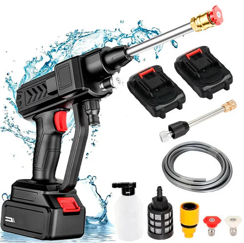 Pistola de Alta Presión Inalámbrica Profesional HydroMax Pro -  Limpieza profesional en cualquier Lugar